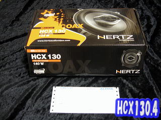 HCX130.4 HERTZ　/ ハーツ　カーオーディオ　スピーカー