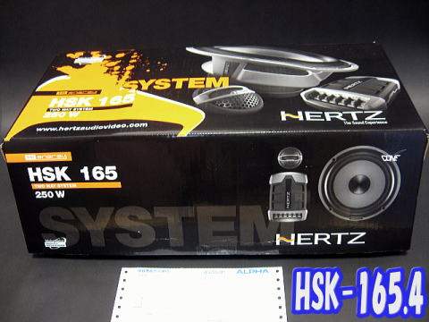 HSK165.4  HERTZ　/ ハーツ　カーオーディオ　スピーカー