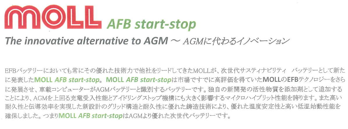 MOLL AFB モル バッテリー　説明