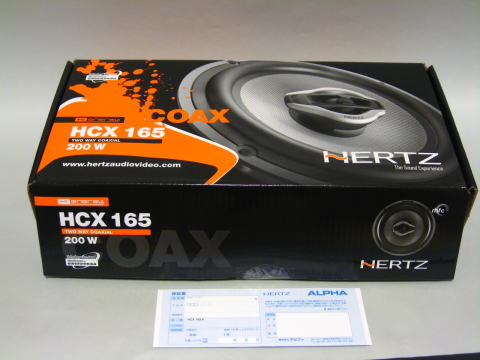 HCX165　HERTZ　/ ハーツ　カーオーディオ　スピーカー