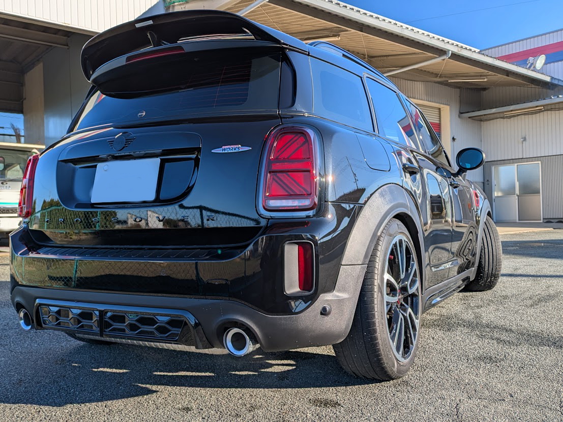 MINI�@�~�j�@�N���X�I�[�o�[ F60 JCW DSP�A���v���t���A�X�s�[�J�[����