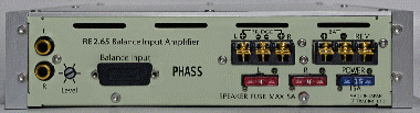 PHASS AMP RE2.65 パネル ファス　パワーアンプ