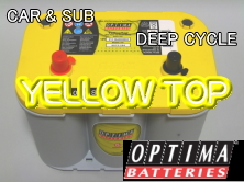 オプティマバッテリー　イエロートップ　/　OPTIMA　BATTERIES　YELLOWTOP　の紹介