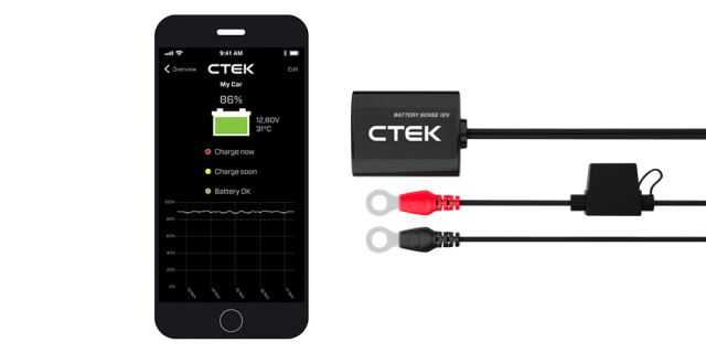 CTEK BATTERY SENSE シーテック　バッテリーセンス　バッテリー上がり防止　電圧モニタリング