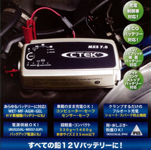 CTEK　バッテリーチャージャー　充電器　2015タイトルバナー