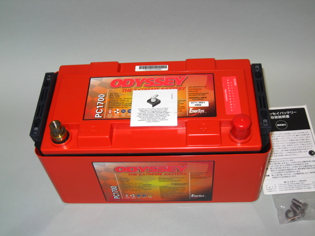 オデッセイ　AGMバッテリー　PC1700　（端子は選択可能）