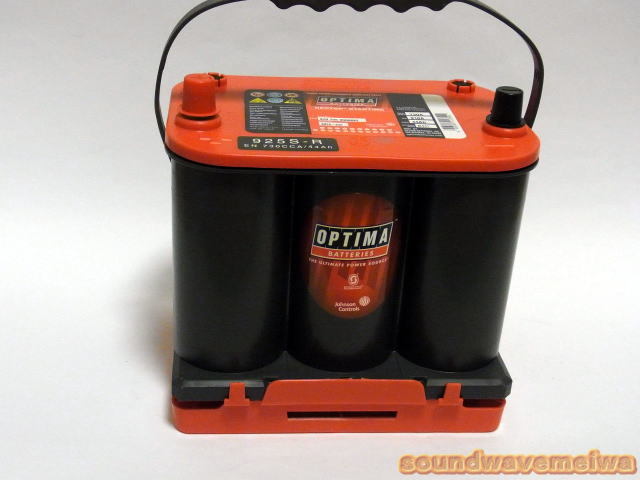 国産車D23R仕様　ハイトアダプター付き　オプティマ　バッテリー　2013ＮEWモデル　レッドトップ　925SR / RT-S3.7L