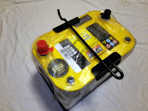 GTP-069 /　NAロードスターオプティマイエロー取付専用ステー装着イメージ