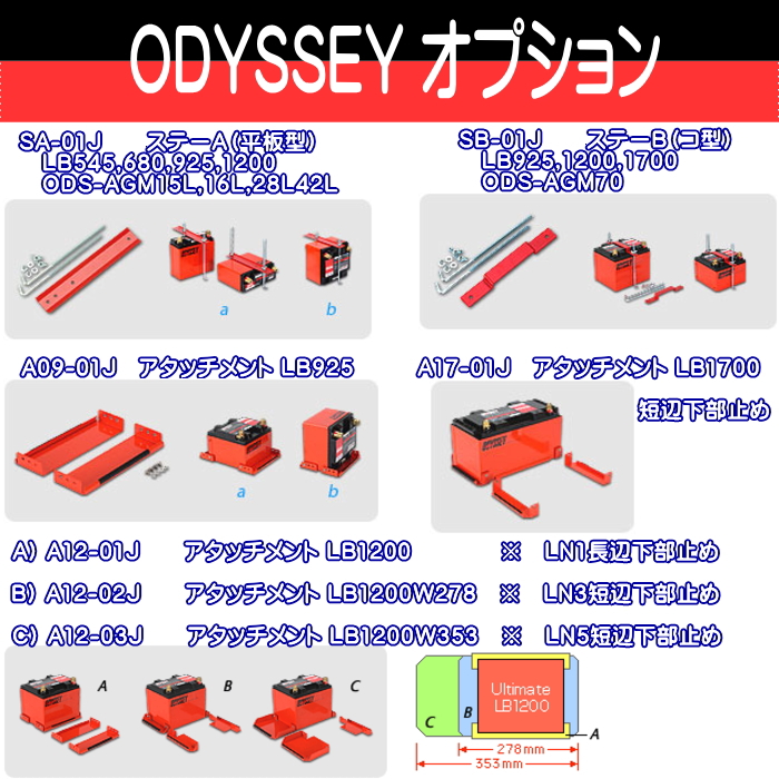 ODYSSEY オプションパーツ